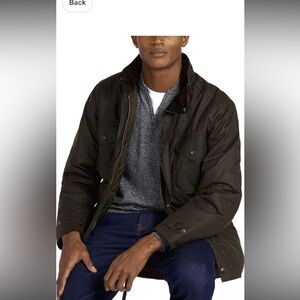 Barbour Dark Olive Military Jacket